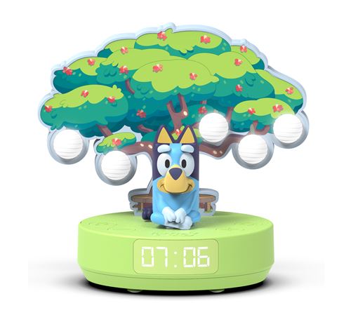 Bigben Multicolore Veilleuse Et Réveil Lumineux Arbre Bluey
