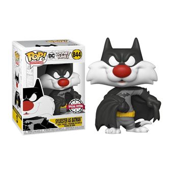Figurine Funko Pop Looney Tunes Sylvester comme Batman - 1
