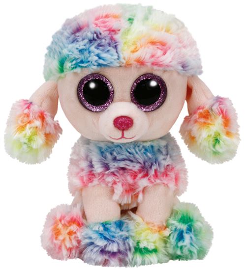 TY Beanie Boo's Beanie Boo's - Peluche Rainbow Le Caniche 15 Cm