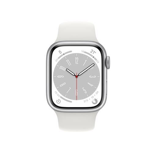 Apple Watch Series 8 Cellular 41mm Alu Lumière stellaire bracelet sport :  prix, avis et caractéristiques - Orange
