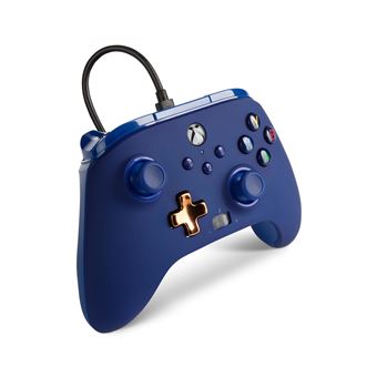 Manette filaire améliorée PowerA pour Xbox Series X|S Midnight Bleu