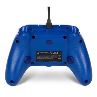 Manette filaire améliorée PowerA pour Xbox Series X|S Midnight Bleu