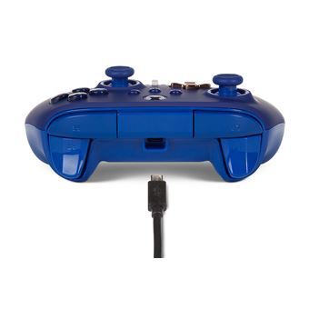 Manette filaire améliorée PowerA pour Xbox Series X|S Midnight Bleu