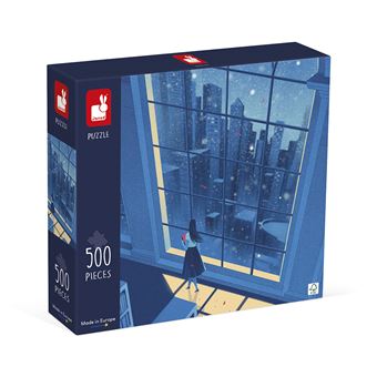 Puzzle 500 pièces Janod La nuit bleue