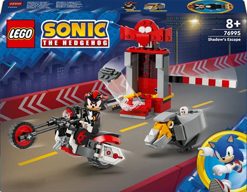 LEGO® 76995 Sonic Le Hedgehog ’Évasion de Shadow Jouet de Moto Figurines de Personnages Sonic du Jeu Vidéo - vue 2