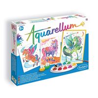 Coffret Peinture Magique Aquarellum – Dauphins – 3 Tableaux – Dès 7 Ans – SentoSphère