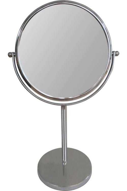 Miroir sur pied Okoia grossissant JM803 17 cm Argent