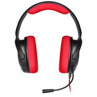 Casque-Micro Gaming Corsair HS35 Rouge
