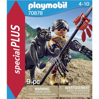 Playmobil 70878 Combattant avec panthère