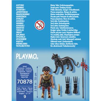 Playmobil 70878 Combattant avec panthère