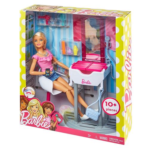 Playset Barbie Salon De Coiffure