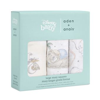 Coffret de naissance Disney Lot de 3 petits-lange My Darling Dumbo