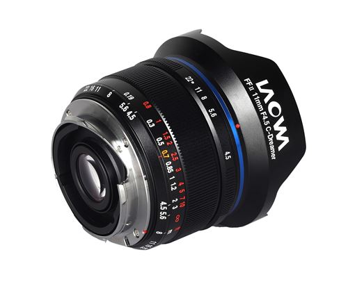 Laowa 11mm f/4.5 FF RL hybride lens voor Canon RF zwart
