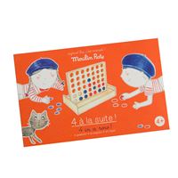 Jeu de stratégie Moulin Roty Jeu de 4 à la suite Aujourd'hui c'est mercredi