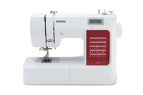 Machine à coudre Brother CS10S Blanc et Rouge