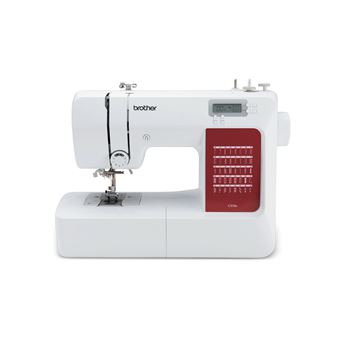 Machine à coudre Brother CS10S Blanc et Rouge