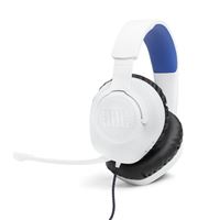 Casque Gaming filaire JBL Quantum 100P Blanc pour PS5 PS4 Switch Xbox PC Mac