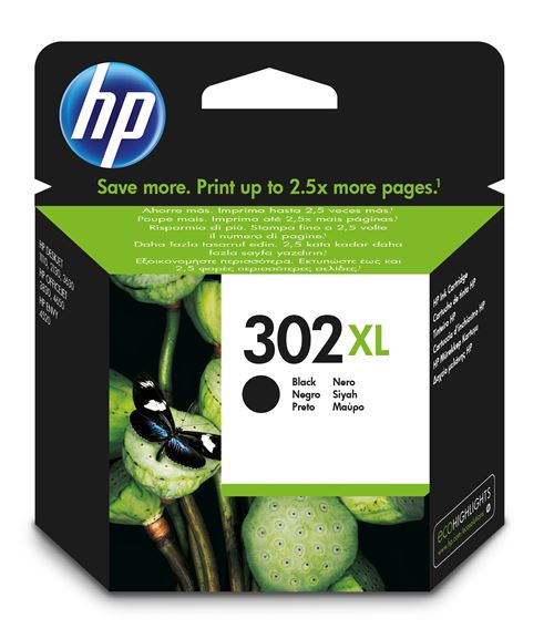 Cartouche d'encre HP 302XL Noir