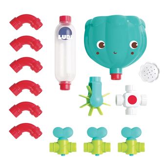 Jouet De Bain 38 Pièces – Piste à Ventouses Avec Balles Et Roue à Eau – Construction Puzzle – Pour Fille Et Garçon Dès 3 Ans