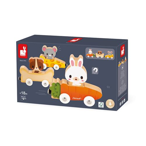 Jeu d'éveil Janod Ferme Animaux familiers magnétiques