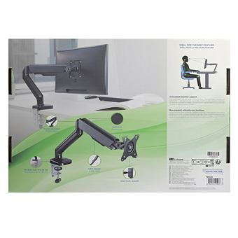 Bras support articulé pour moniteur T'n'b Noir