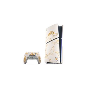 Pack Console Sony PS5 Slim Standard ® Gold - Edition limitée Ghost of Yōtei™