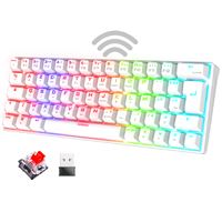 Clavier mécanique sans fil Azerty Spirit Of Gamer XPERT K200 Bluetooth Blanc