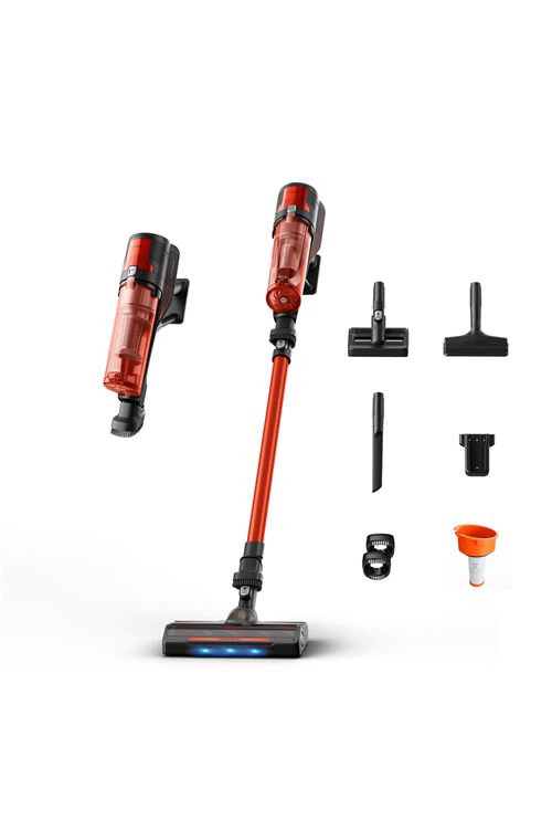 Aspirateur balai Rowenta sans fil X-Force 8.80 RH1872E0 Rouge État correct - Rowenta reconditionné disponible sur Fnac