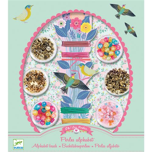 Création et bijou Djeco Perles alphabet