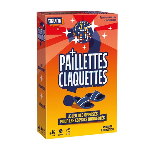 Jeu d’ambiance Tailemi Paillettes Claquettes - vue 1
