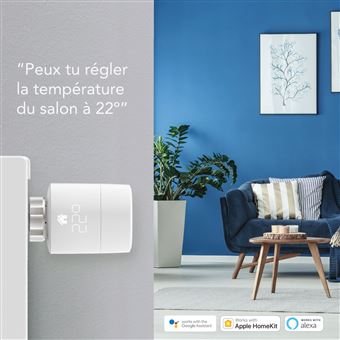 Kit de Démarrage Tado Tête Thermostatique Connectée et Intelligente V3+ Blanc