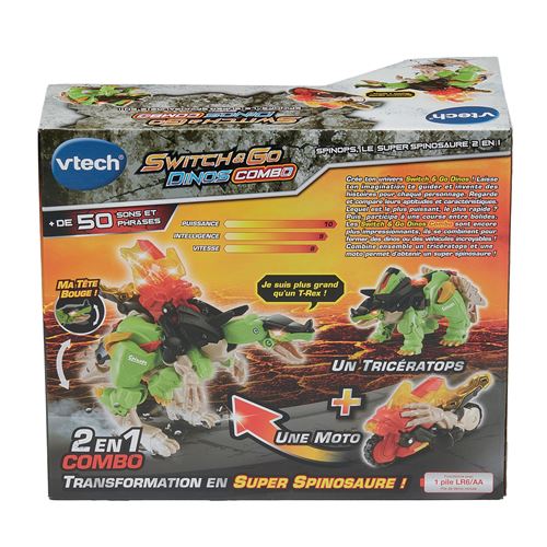 VTech - Switch & Go Dinos Brutor le Super Spinosaure | Smyths Toys France VTech - Switch & Go Dinos Brutor le Super Spinosaure | Smyths Toys France
