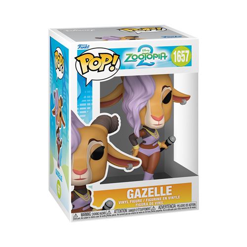 Zootopie 2 Figurine POP! Gazelle 9 cm - vue 2