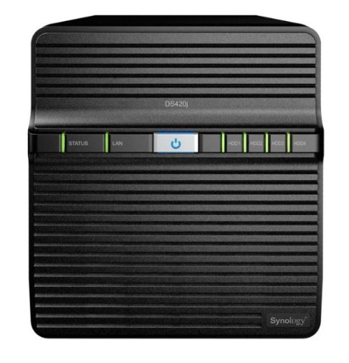 Synology DS420j Server NAS a 4 alloggiamenti da 1 GB nero
