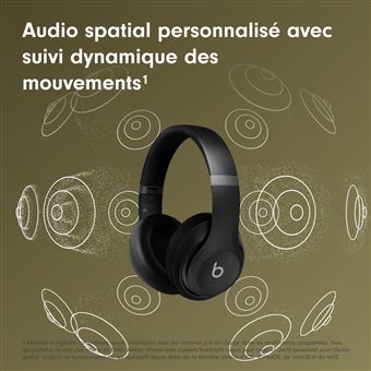 Beats Studio Pro - Écouteurs avec micro - circum-aural - Bluetooth - sans fil, filaire - Suppresseur de bruit actif - jack 3,5mm, USB-C - marine