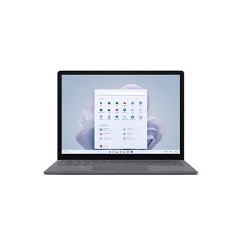 Microsoft Surface Laptop 5 - Intel Core i5 1235U / 1.3 GHz - Evo - Win 11 Home - Iris Xe Graphics - 8 Go RAM - 256 Go SSD - 13.5" écran tactile 2256 x 1504 - Wi-Fi 6 - platine - clavier : Suisse