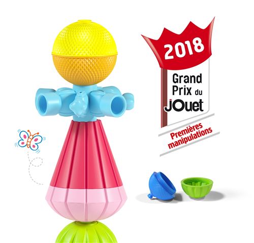 Set de 12 perles éducatives Lalaboom avec 1 ficelle