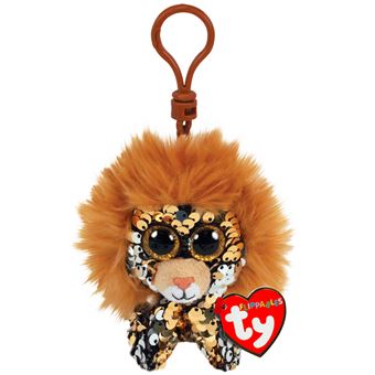 Porte-clés en peluche Ty Beanie Boo's Clip Flippables Le lion