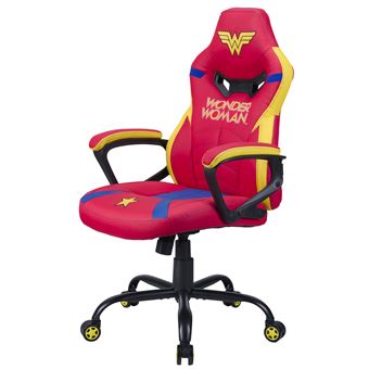 Siège gamer Subsonic Junior Wonder Woman Rouge et jaune