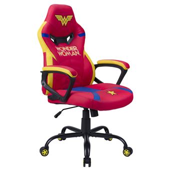 Siège gamer Subsonic Junior Wonder Woman Rouge et jaune