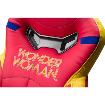 Siège gamer Subsonic Junior Wonder Woman Rouge et jaune