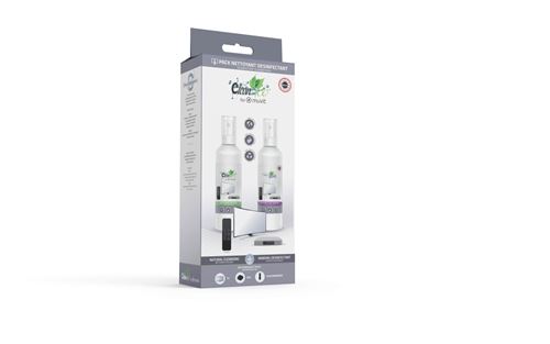Pack 2 x Nettoyant désinfectant pour TV 250 ml Muvit