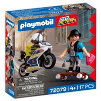 Playmobil City Action 72079 Course-poursuite en moto