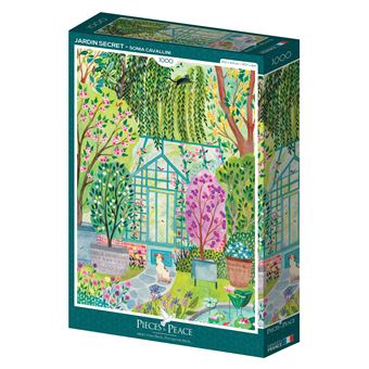Puzzle 1000 pièces Alize Pieces & Peace Jardin Secret