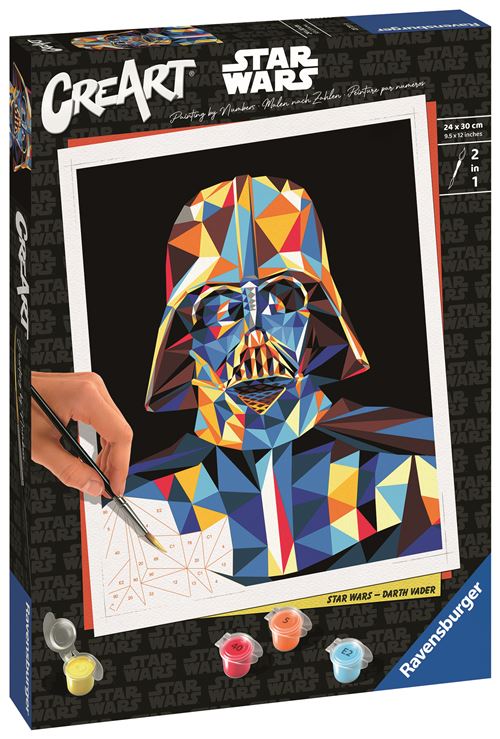 Peinture enfant CreArt Ravensburger Dark Vador Star Wars