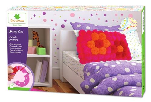 SYCOMORE LB XL COUSSIN EN POMPONS