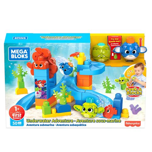 Mega Bloks - Jeu de construction - Aventures sous-marines - 50 pièces - Image 3