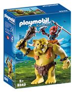 Playmobil Knights Les combattants nains 9343 Troll géant et soldat nain