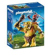 Playmobil Knights 9343 Troll géant et soldat nain