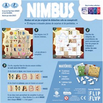 Jeu d'enquête Flip flap Nimbus